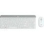 clavier et souris Logitech 920-009199 Blanc Espagnol Espagnol Qwerty de Logitech, Ensembles Clavier et Souris - Réf : S561261...