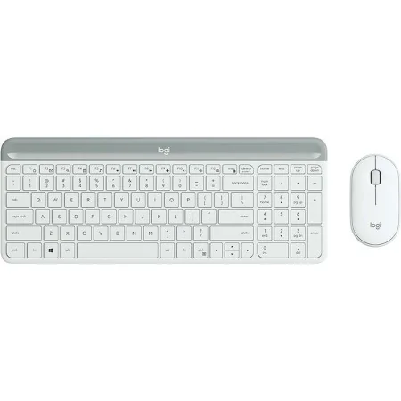 Tastatur mit Maus Logitech 920-009199 Weiß Spanisch Qwerty Spanisch von Logitech, Tastatur-Maus-Sets - Ref: S5612619, Preis: ...