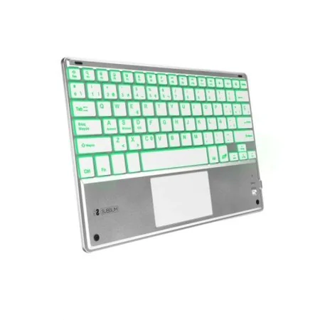 Tastatur und Touchpad Subblim SUB-KBT-SMBT50 Silberfarben Qwerty Spanisch QWERTY von Subblim, Tastaturen - Ref: M0300458, Pre...