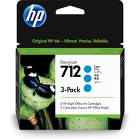 Cartouche d'encre originale HP HP 712 Cyan de HP, Toners et encre pour imprimante - Réf : S5613583, Prix : 83,60 €, Remise : %