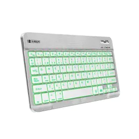 Clavier Bluetooth Subblim SUB-KBT-SMBL30 Multicouleur Argenté Espagnol Qwerty QWERTY de Subblim, Claviers - Réf : M0300460, P...