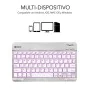 Tastiera Bluetooth Subblim SUB-KBT-SMBL30 Multicolore Argentato Qwerty in Spagnolo QWERTY di Subblim, Tastiere - Rif: M030046...