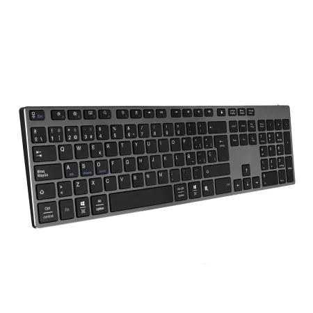 Clavier sans fil Subblim SUB-KB-3ADE301 Gris Espagnol Qwerty QWERTY Bluetooth 3.0 de Subblim, Claviers - Réf : M0300463, Prix...