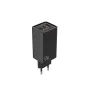 Wall Charger LEOTEC GaN Black 65 W by LEOTEC, Chargers and charging stands - Ref: S5616730, Price: 19,60 €, Discount: %