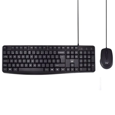 Tastatur Ewent Schwarz QWERTY von Ewent, Tastaturen - Ref: S5627552, Preis: 14,74 €, Rabatt: %