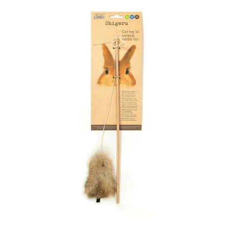 Caña para gatos Gloria Shigeru Madera Ratón de Gloria, Juguetes con plumas - Ref: S6102231, Precio: 8,92 €, Descuento: %