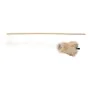 Cat wand Gloria Shigeru Wood Mouse by Gloria, Feather toys - Ref: S6102231, Price: 8,92 €, Discount: %