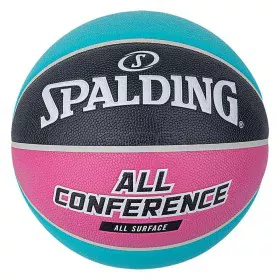 Balón de Baloncesto Spalding 84631Z Turquesa 6 Años de Spalding, Balones - Ref: S64128414, Precio: 24,76 €, Descuento: %