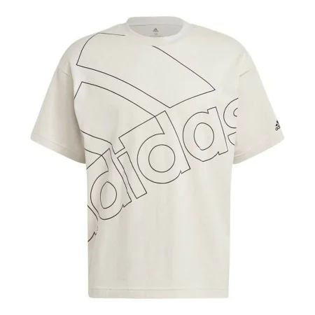 Men’s Short Sleeve T-Shirt Adidas Giant Logo Beige by Adidas, Men - Ref: S6434722, Price: 24,60 €, Discount: %