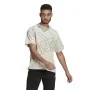 Men’s Short Sleeve T-Shirt Adidas Giant Logo Beige by Adidas, Men - Ref: S6434722, Price: 24,60 €, Discount: %