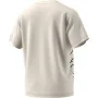 Men’s Short Sleeve T-Shirt Adidas Giant Logo Beige by Adidas, Men - Ref: S6434722, Price: 24,60 €, Discount: %