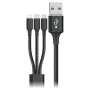 Cable USB a Micro USB, USB-C y Lightning Goms Negro 1, 2 m de Goms, Cables USB - Ref: S6502473, Precio: 6,73 €, Descuento: %