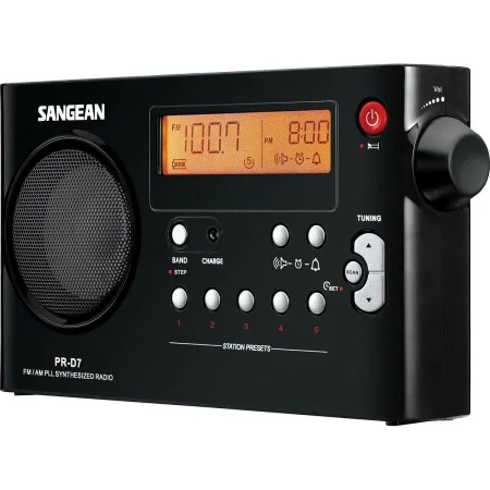 Radio Sangean PR-D7 Noir de Sangean, Radio portables - Réf : S6504994, Prix : 81,22 €, Remise : %