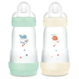 Baby's bottle MAM Fishes Green Beige by MAM, Baby's bottles - Ref: S71001078, Price: 34,17 €, Discount: %