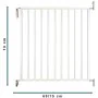 Barrière de sécurité Nordlinger PRO Blanc de Nordlinger PRO, Barrières d’escaliers et de portes - Réf : S71001502, Prix : 74,...