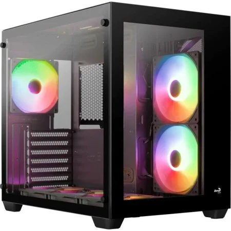 Boîtier ATX semi-tour Aerocool Noir de Aerocool, Boîtiers pour ordinateurs de bureau - Réf : S71004230, Prix : 109,98 €, Remi...