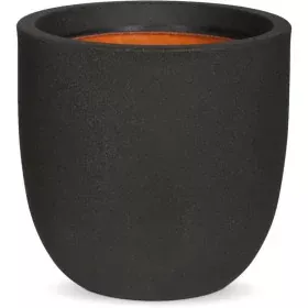 Planter Capi Europe Black Plastic Oval Ø 43 cm by Capi Europe, Cachepots - Ref: S71008835, Price: 88,22 €, Discount: %