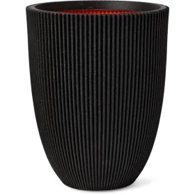 Vaso Capi Europe Nero Plastica Rotondo di Capi Europe, Cachepot - Rif: S71008847, Prezzo: 144,07 €, Sconto: %