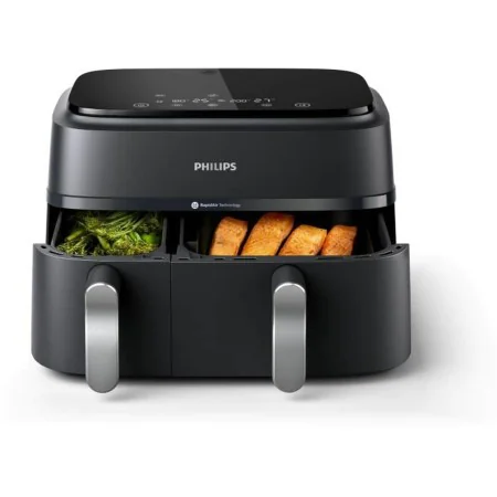 Friteuse à Air Philips Na351.00 Noir Noir/Argenté 9 L de Philips, Friteuses à air - Réf : S71010009, Prix : 197,00 €, Remise : %