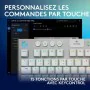 Clavier Logitech G915 X Blanc Français AZERTY de Logitech, Claviers - Réf : S71010181, Prix : 245,19 €, Remise : %