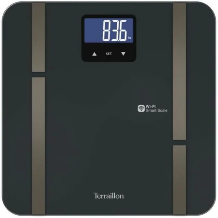 Balance Numérique de Salle de Bain Terraillon Master Fit Ultra Gris verre 180 kg de Terraillon, Balances - Réf : S71010215, P...