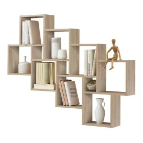 Étagère Laurio Mural Mélamine Chêne (94,5 x 121 x 16 cm) de N/A, Étagères verticales - Réf : S7106890, Prix : 81,76 €, Remise...