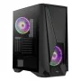 Caixa Semitorre ATX Aerocool VISORBK LED RGB Preto de Aerocool, Caixas para computador de secretária - Ref: S7115666, Preço: ...