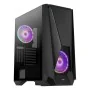 Caixa Semitorre ATX Aerocool VISORBK LED RGB Preto de Aerocool, Caixas para computador de secretária - Ref: S7115666, Preço: ...