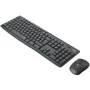 Tastatur mit Drahtloser Maus Logitech MK295 Französisch Schwarz Grau AZERTY von Logitech, Tastatur-Maus-Sets - Ref: S7133997,...