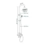 Columna de Ducha Rousseau Acero Inoxidable de Rousseau, Grifos de ducha y bañeras - Ref: S7141628, Precio: 132,16 €, Descuent...