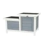 Cabina Trixie 62390 70 x 43 x 45 cm Coelho Madeira Branco/Cinzento de Trixie, Camas - Ref: S7161495, Preço: 97,28 €, Desconto: %