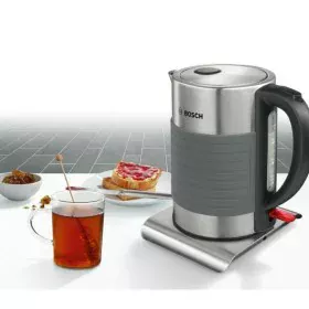 Kettle BOSCH TWK7S05 Grey Black/Grey Stainless steel 2200 W 1 L 1,7 L by BOSCH, Electric Kettles - Ref: S7166745, Price: 84,0...