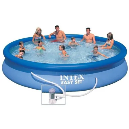 Aufblasbarer Pool Intex 28158NP Blau 457 x 84 cm von Intex, Aufblasbare Pools - Ref: S7167366, Preis: 167,44 €, Rabatt: %