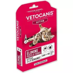 Anti-parassiti Vetocanis Gatto 3 Unità di Vetocanis, Anti-parassiti - Rif: S7167781, Prezzo: 29,05 €, Sconto: %