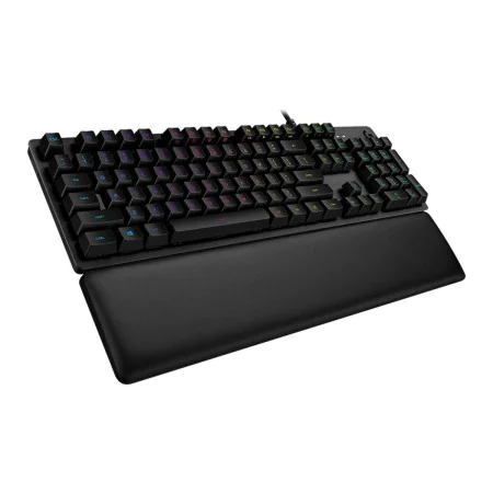 Teclado Bluetooth com Suporte para Táblete Logitech G513 CARBON LIGHTSYNC RGB Mechanical Gaming Keyboard, GX Brown Francês AZ...