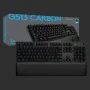 Bluetooth Keyboard with Support for Tablet Logitech G513 CARBON LIGHTSYNC RGB Mechanical Gaming Keyboard, GX Brown French AZE...