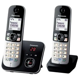 Wireless Phone Panasonic KX-TG6822FRB Black Grey by Panasonic, Analogue telephones - Ref: S7178561, Price: 88,05 €, Discount: %