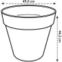 Plant pot Elho Ø 50 cm Plastic Circular Modern by Elho, Flower Pots - Ref: S7189786, Price: 55,50 €, Discount: %