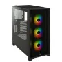 Boîtier ATX semi-tour Corsair iCUE 4000X RGB Noir de Corsair, Boîtiers pour ordinateurs de bureau - Réf : S7190126, Prix : 18...