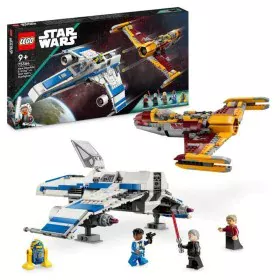 Playset Lego Star Wars 75364 New Republic E-Wing vs Shin Hati's Starfighter 1056 Pezzi di Lego, Playset con figure di giocatt...