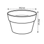 Plant pot Elho Loft Urban Blue polypropylene Circular Ø 35 cm by Elho, Flower Pots - Ref: S7193540, Price: 32,22 €, Discount: %