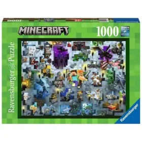 Puzzle Minecraft Mobs 17188 Ravensburger 1000 Peças de Minecraft, Puzzles - Ref: S7193777, Preço: 33,01 €, Desconto: %