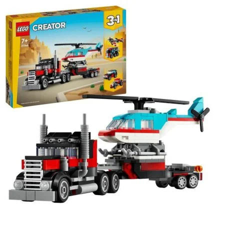 Playset Lego 31146 Creator Platform Truck with Helicopter 270 Pieces by Lego, Toy figures playsets - Ref: S7196025, Price: 35...