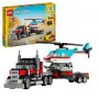 Playset Lego 31146 Creator Platform Truck with Helicopter 270 Stücke von Lego, Playsets von Spielzeugfiguren - Ref: S7196025,...