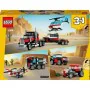 Playset Lego 31146 Creator Platform Truck with Helicopter 270 Pièces de Lego, Playsets de figurines de jouets - Réf : S719602...