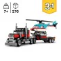 Playset Lego 31146 Creator Platform Truck with Helicopter 270 Pièces de Lego, Playsets de figurines de jouets - Réf : S719602...