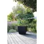 Pot EDA 43,5 x 43,5 x 44,5 cm Noir Plastique Carré Moderne de EDA, Pots de fleurs - Réf : S7196948, Prix : 61,25 €, Remise : %