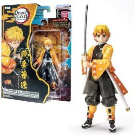 Statuetta Articolata Bandai Demon Slayer Zenitsu Agatsuma di Bandai, Personaggi di gomma - Rif: S7197610, Prezzo: 35,86 €, Sc...