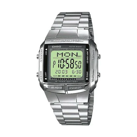 Relógio masculino Casio DATABANK Prateado (Ø 38 mm) de Casio, Relógios com braselete - Ref: S7201365, Preço: 83,50 €, Descont...