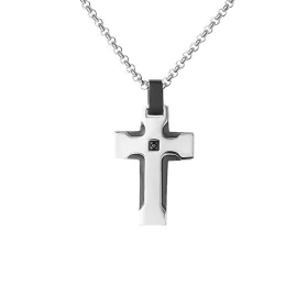 Collier Homme Stroili 1664074 Croix de Stroili, Colliers - Réf : S72100086, Prix : 78,63 €, Remise : %